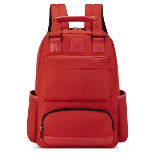 Benetton - Sac à dos Color Block rouge