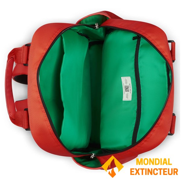 Benetton - Sac à dos Color Block rouge