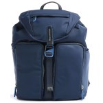 Piquadro - Sac à dos Pour PC et iPad® en tissu recyclé navy
