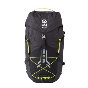 Wilsa - Sac à dos Raid trail 38L noir et jaune