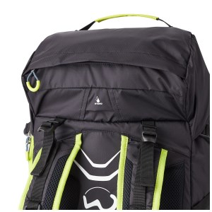 Wilsa - Sac à dos Raid trail 38L noir et jaune
