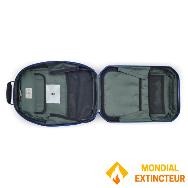 Delsey - Sac à dos Rempart hybride extensible anthracite