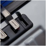 Delsey - Sac à dos Rempart hybride extensible anthracite