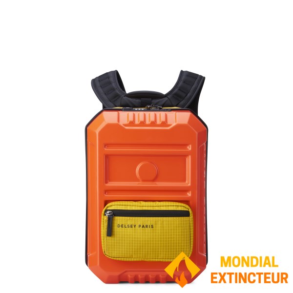 Delsey - Sac à dos Rempart hybride extensible orange