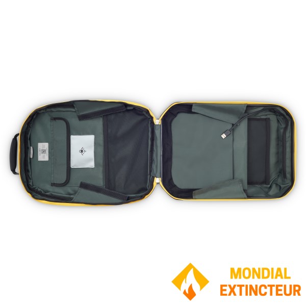 Delsey - Sac à dos Rempart hybride extensible orange