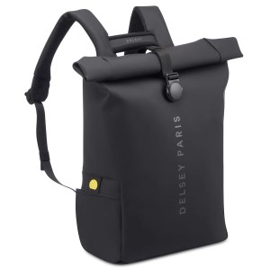 Delsey - Sac à dos Rolltop Turenne Soft noir