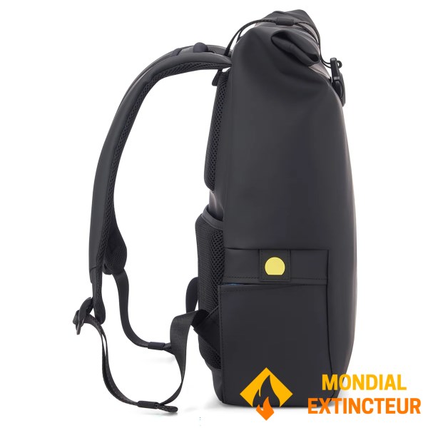 Delsey - Sac à dos Rolltop Turenne Soft noir