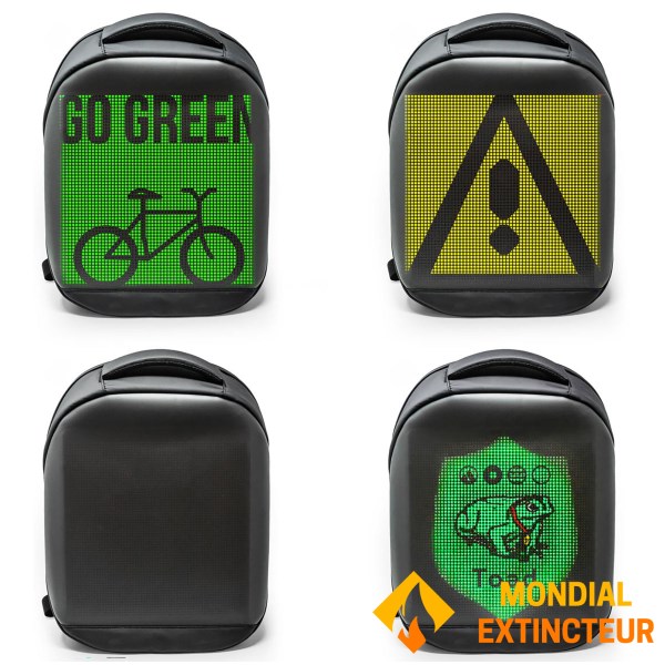 Toad - Sac à dos T-Ledbag - écran pixel animé