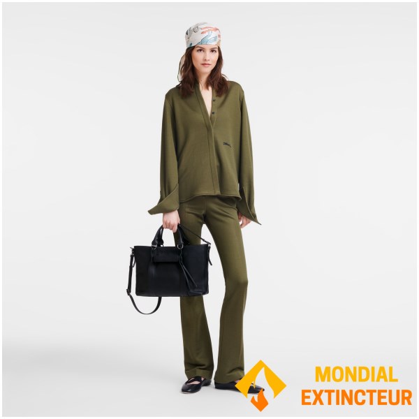 Longchamp - Sac à main Longchamp 3D L noir