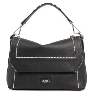 Lancel - Sac à main Ninon Soft rabat M - noir