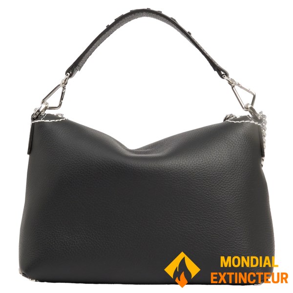Lancel - Sac à main Ninon Soft rabat M - noir