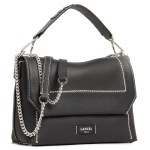 Lancel - Sac à main Ninon Soft rabat M - noir