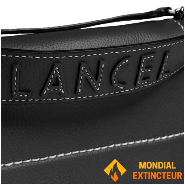Lancel - Sac à main Ninon Soft rabat M - noir