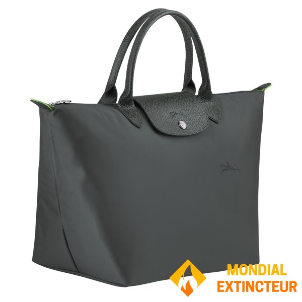 Longchamp - Sac à main Le Pliage Green M - Graphite