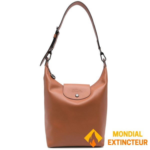 Longchamp - Sac à main Le Pliage Xtra M cognac
