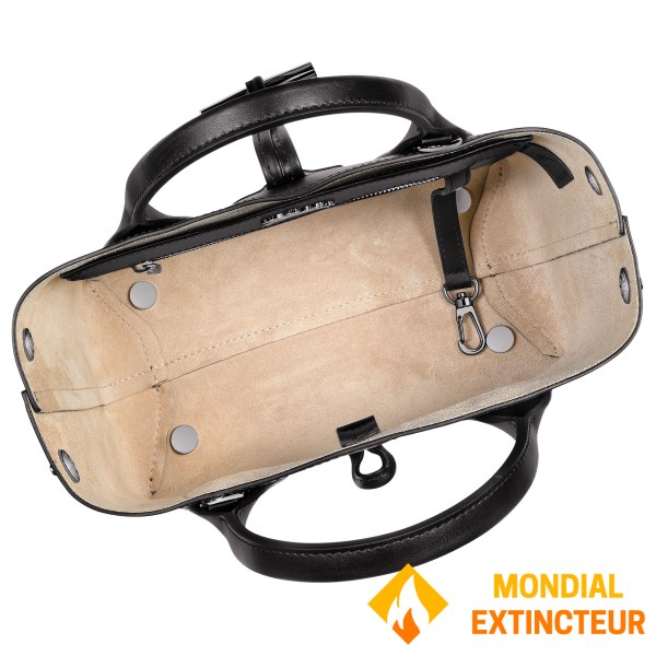 Longchamp - Sac à main Roseau Cuir Noir S