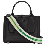 Longchamp - Sac à main Roseau Cuir Noir S