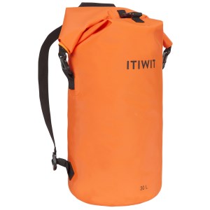 Decathlon - Sac polochon 30L étanche - Coloris Orange