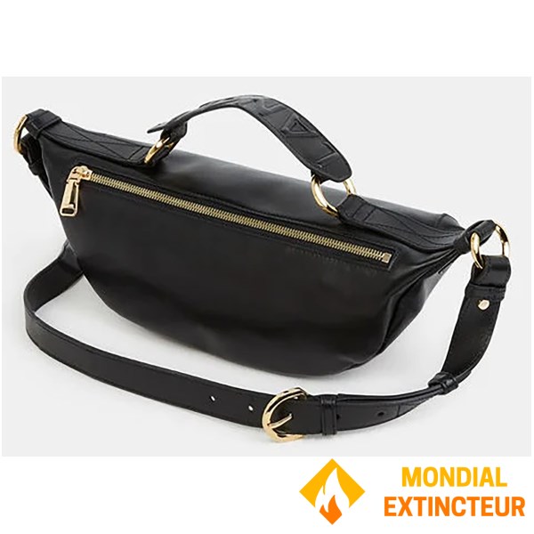 Lancel - Sac porté croisé Origami S noir