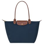 Longchamp - Sac porté épaule L Le Pliage Original bleu