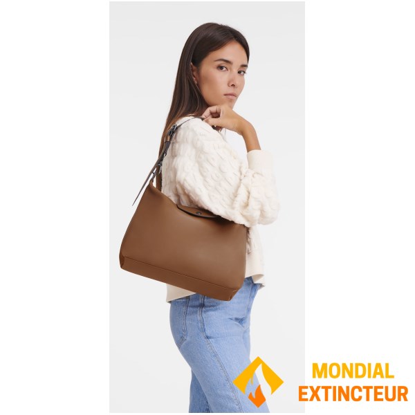 Longchamp - Sac porté épaule Le Pliage Xtra M cognac