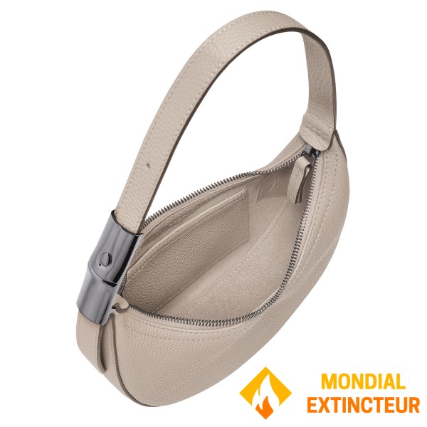Longchamp - Sac porté épaule Roseau Essential S argile