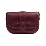 Lancel - Sac porté épaule Sienna rabat - M cassis