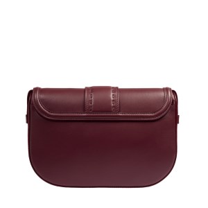 Lancel - Sac porté épaule Sienna rabat - M cassis