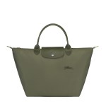 Longchamp - Sac porté main M Le Pliage Green forêt