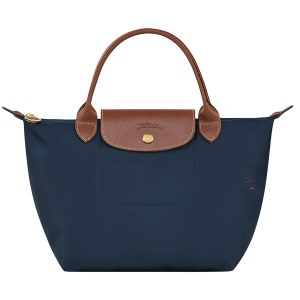 Longchamp - Sac porté main S Le Pliage Original bleu