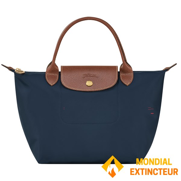 Longchamp - Sac porté main S Le Pliage Original bleu
