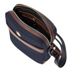Festina - Sac reporter Button navy et marron