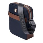Festina - Sac reporter Button navy et marron