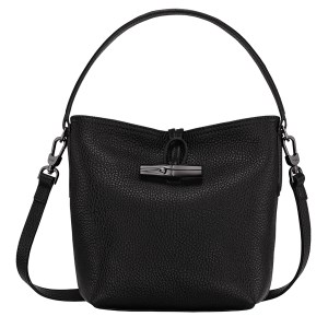 Longchamp - Sac seau Roseau Essential XS noir