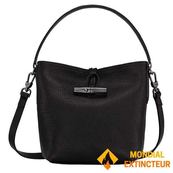 Longchamp - Sac seau Roseau Essential XS noir