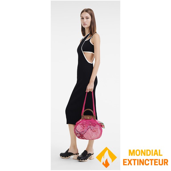 Longchamp - Sac shopping  Le Pliage Filet L candy