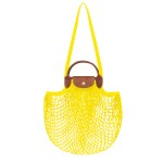 Longchamp - Sac shopping  Le Pliage Filet L citron