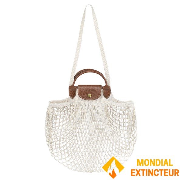 Longchamp - Sac shopping Le Pliage Filet L écru