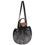 Longchamp - Sac shopping  Le Pliage Filet L noir