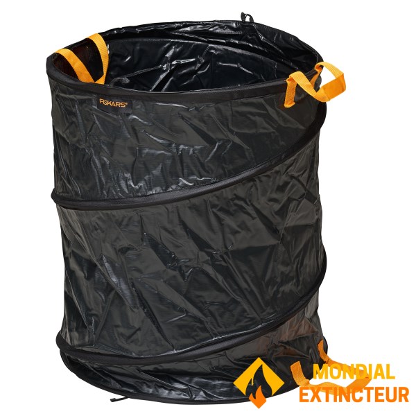 Fiskars - Sac à végétaux 172 litres noir