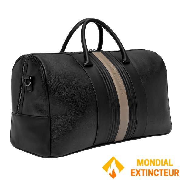 Cerruti 1881 - Sac de voyage Delano taupe et noir