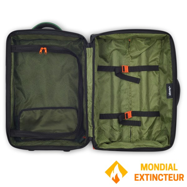 Delsey - Sac de voyage Jeep X Delsey 55 cm - Vert