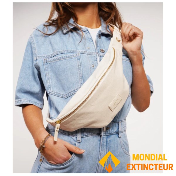 Casyx - Sacoche Banane Coloris coton naturel