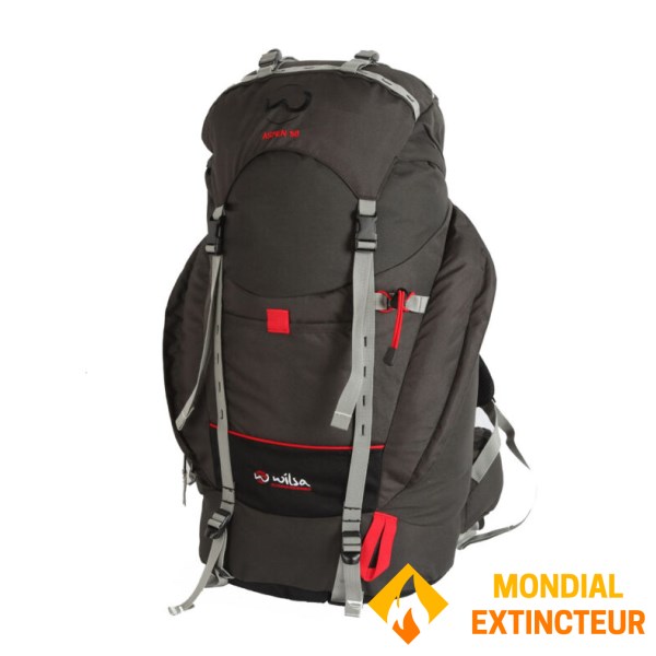 Wilsa - Sacs à Dos Aspen 50L - Gris