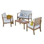 Wilsa - Salon bas de jardin Nice acacia