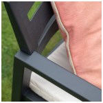 Wilsa - Salon de jardin bas Java - Anthracite