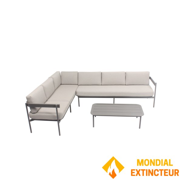 Wilsa - Salon de jardin Sahara modulable 6 pièces