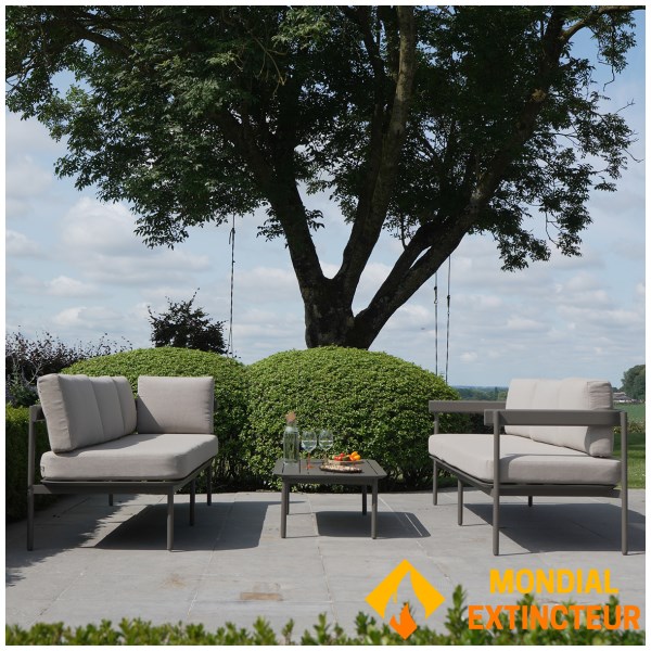 Wilsa - Salon de jardin Sahara modulable 6 pièces