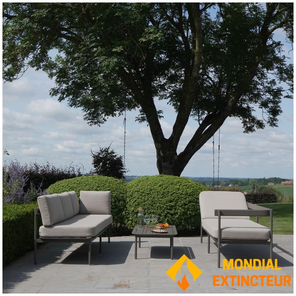 Wilsa - Salon de jardin Sahara modulable 6 pièces