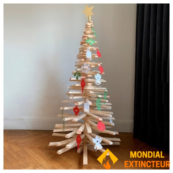 Nature et decouvertes - Sapin Woody® en bois recyclé 160 cm